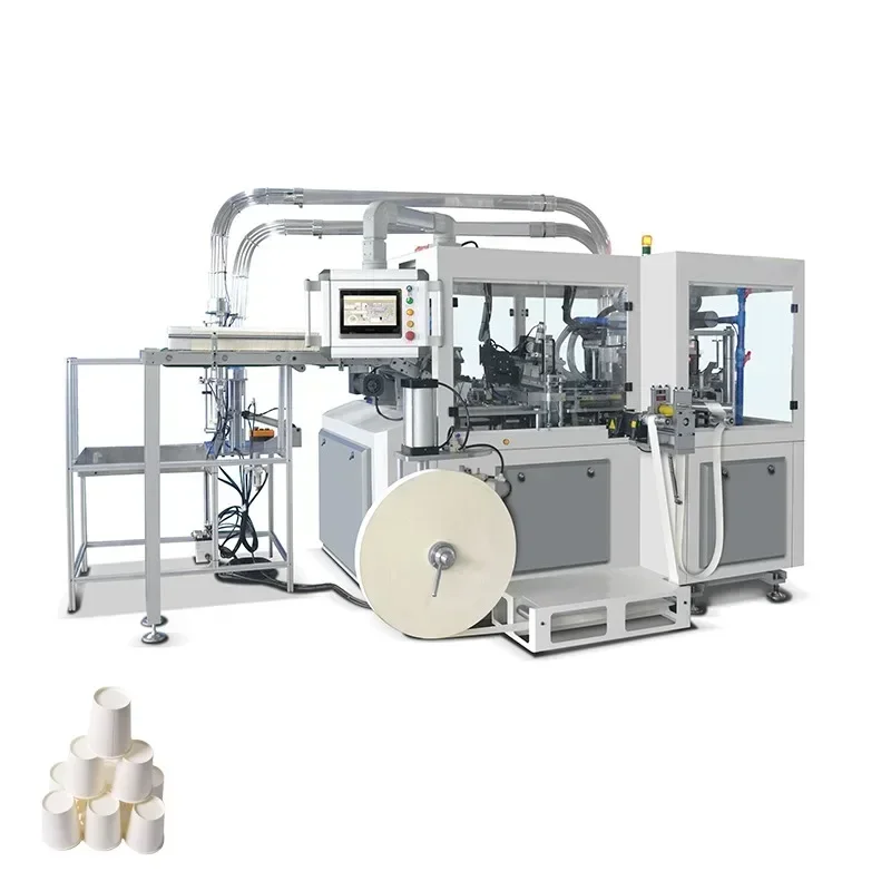 

Factory Manufacturer Coffee Cup Making Machine Eco-Friendly Biodegradable Disposable Paper Cup Making Moulding Machine