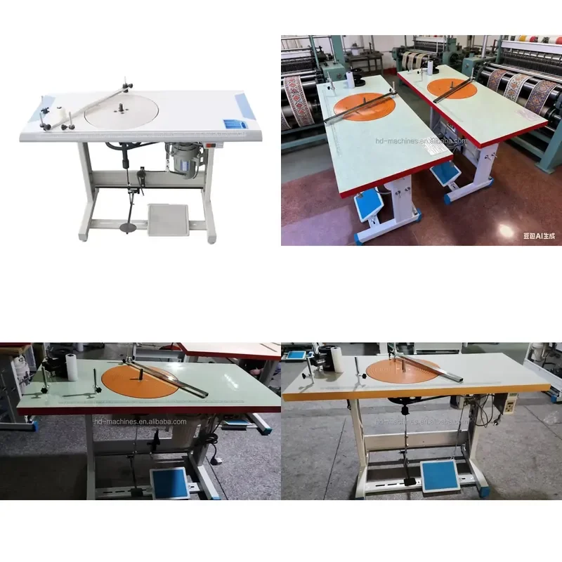 2026 CE Automatic Narrow Webbing Tape Rolling Coil Winding Machinery Fabric Elastic Band Glue Tape Roller Belt Type Arrow
