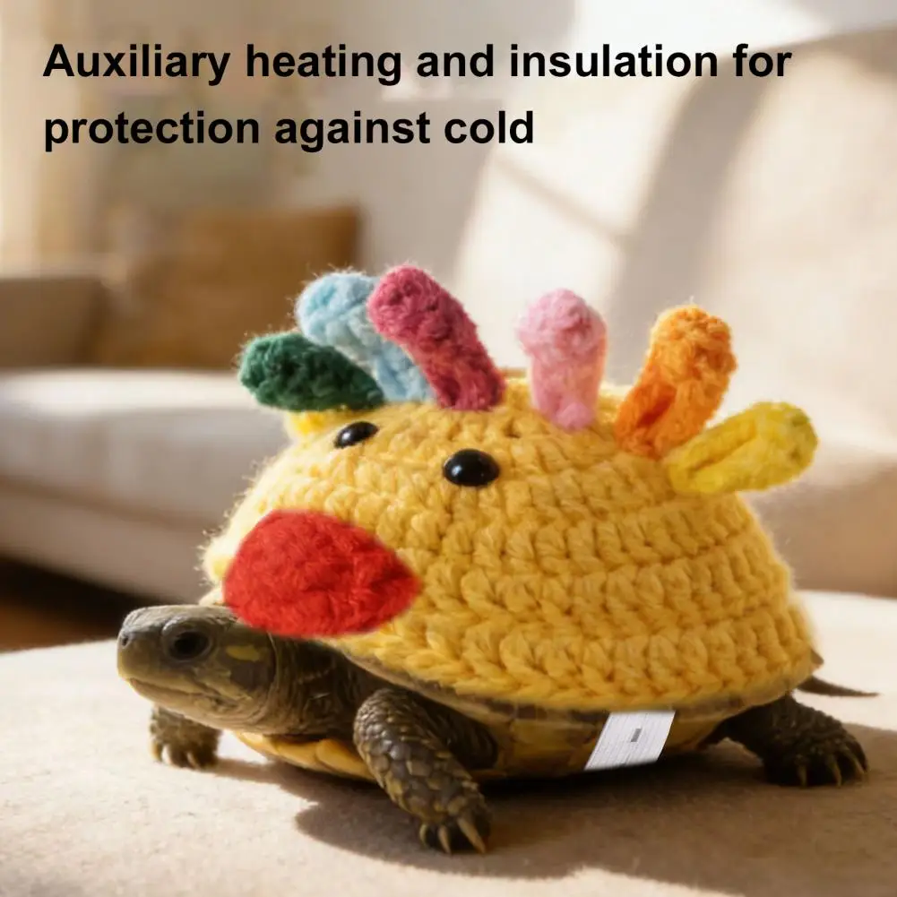 

Вязаный свитер для черепахи: зимняя одежда ручной работы для черепах, костюм для цыплят с регулируемым ремешком, милый теплый наряд для фотосессий