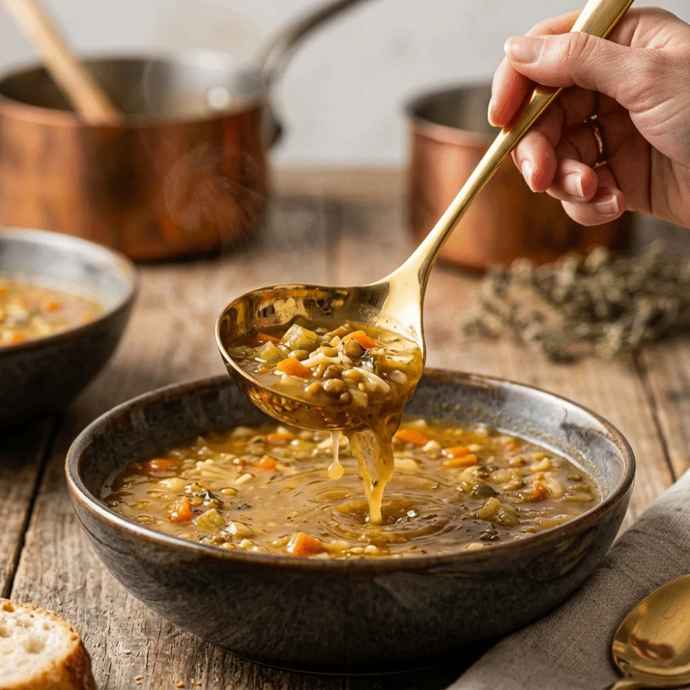 2Pcs Thick‑gauge Soup Spoon Deep Curved Spoon One‑piece Forming Metal Ladle Rustless Steel Smooth Surface Porridge Scoop