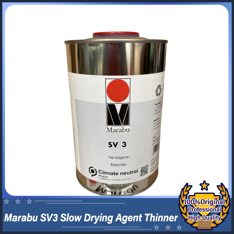 Marabu SV3 Slow Drying Agent Thinner 500ml for Screen and Pad Printing