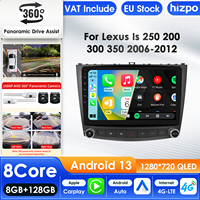 Hizpo 10.1 Carplay 4G AI System Car Radio for Lexus IS250 IS300 IS200 IS220 IS350 Multimedia Video Player Autoradio 360 Camera
