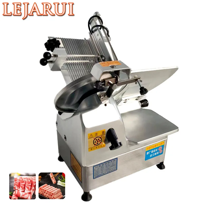 

Commercial Electric Food Slicer Lamb Beef Slicer Freezing Meat Cutting Machine Mutton Rolls Cutter Adjustable Thickness