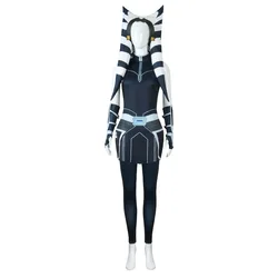 Anime Laku Adult Ahsoka Tano Cosplay Costume Halloween Anakin Cosplay Costume Full Set Include Hat for Comic Con Ahsoka Outfits
