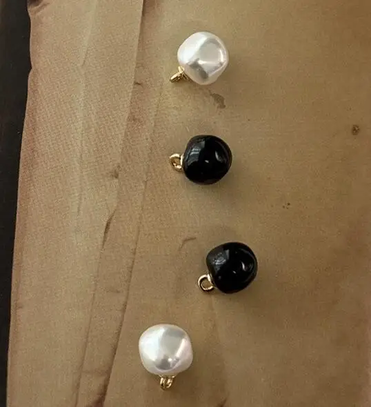 10pcs/LotSize:10mm Alien pearl Metal Buttons Fashion Button Women's clothes Knitted cardigan for garment Sewing (KK-3750)