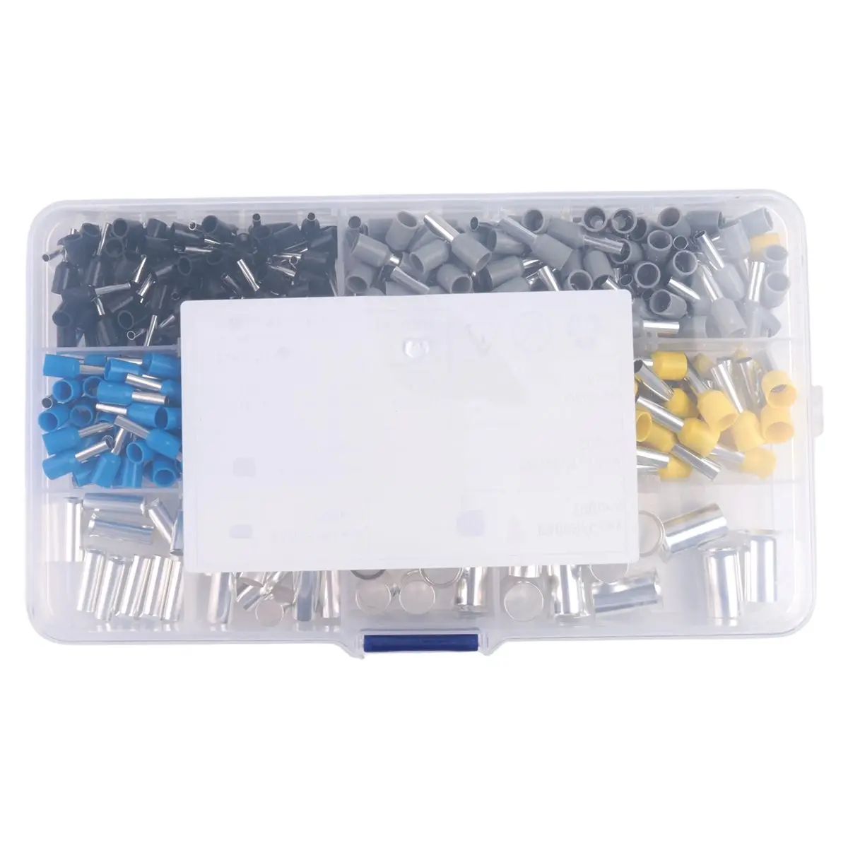 SHGO 390Pcs AWG 2-16 Wire Ferrules Kits Crimp Terminal Connector Sleeves with Crimping Tool, Copper Wire Connectors