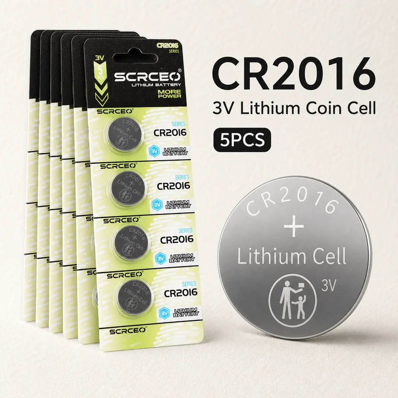 Lithium Coin Cell Battery CR2016 3V 2-50PCS DL2016 BR2016 LM2016 for Watch Clock Remote Toy Button Cell Pack