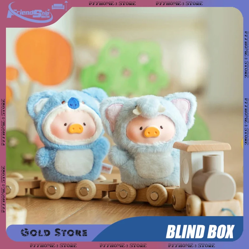 

Lovely Lulu Piggy Blind Box Vinyl Action Doll Forest Theater Series Animal Party Finger Doll Mystery Gift Room Decor Gifts