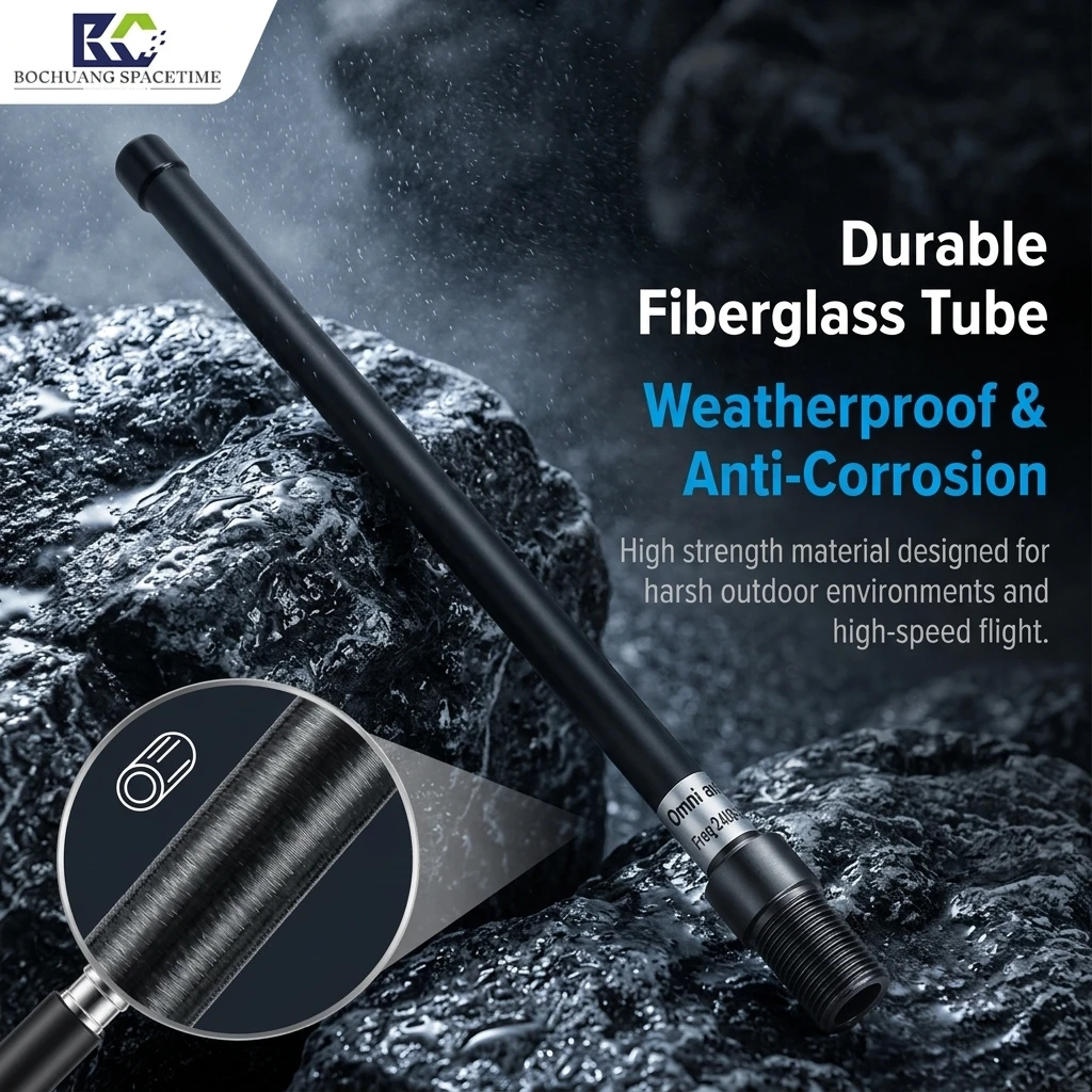 5dBi high-gain UAV/FPV signal enhancement fiberglass tube 5715-5850Mhz-50 watt power omnidirectional antenna