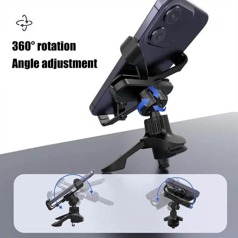 Cell Phone Automobile Cradles Convenient Cell Phone Automobile Cradles Secure Phone Mount Stable And Safe Anti-Shock Design