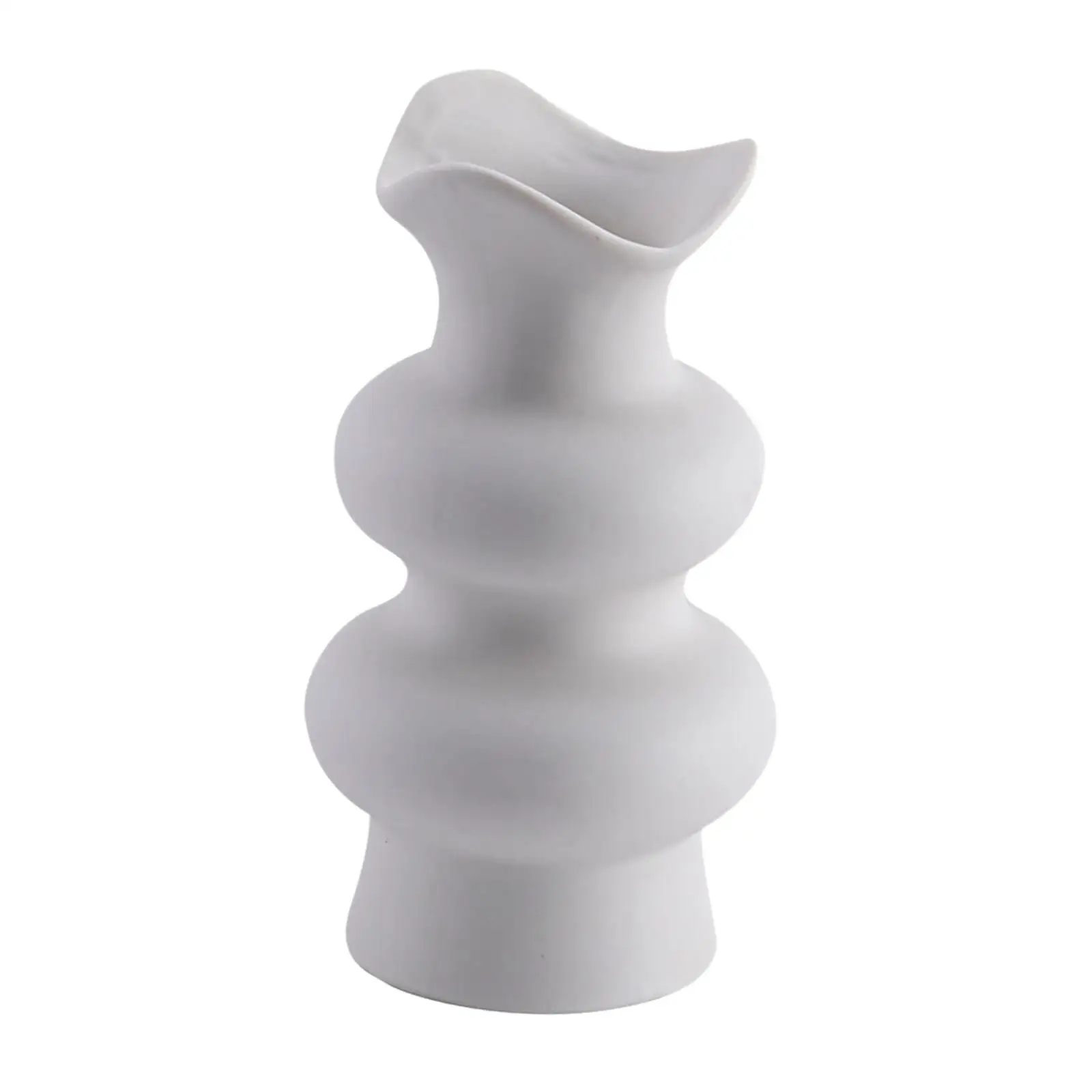 Ceramic Flower Vase Elegant Boho Decorative Vase for Desk Centerpiece Party