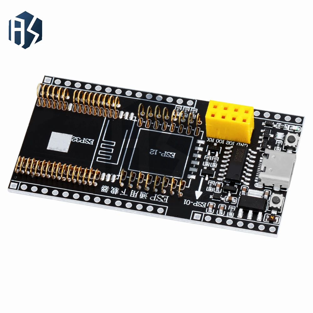 ‌ Esp32 pro 2025 hub programador iot universal-placa de dev multiprotocolo com wi-fi 6/blu 5.3 e usb-c pd para ESP-01S/12/32-S3/wro