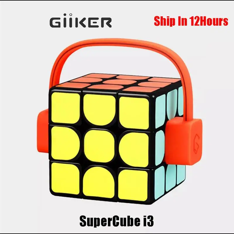 New GiiKER Electronic Bluetooth Speed Supercube i3 Real-time Connected STEM Smart Cube 3x3 APP Sync Puzzle Toys for All Ages