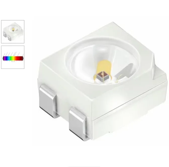 

LA ETSF-AABA-24-1 PLCC4 3528 четырехконтактный красный автомобильный светодиод с общим катодом