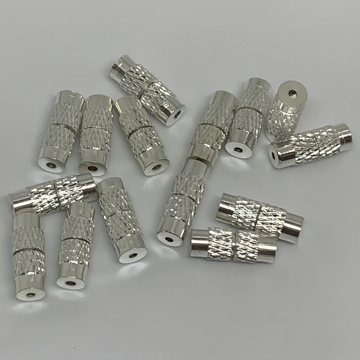 10/20 Stück Messing-Schraubverschlüsse, Endkappen, Verbindungsstücke, Schraubverschlüsse für Armband- und Halskettenherstellung, Zubehör – Detail 8