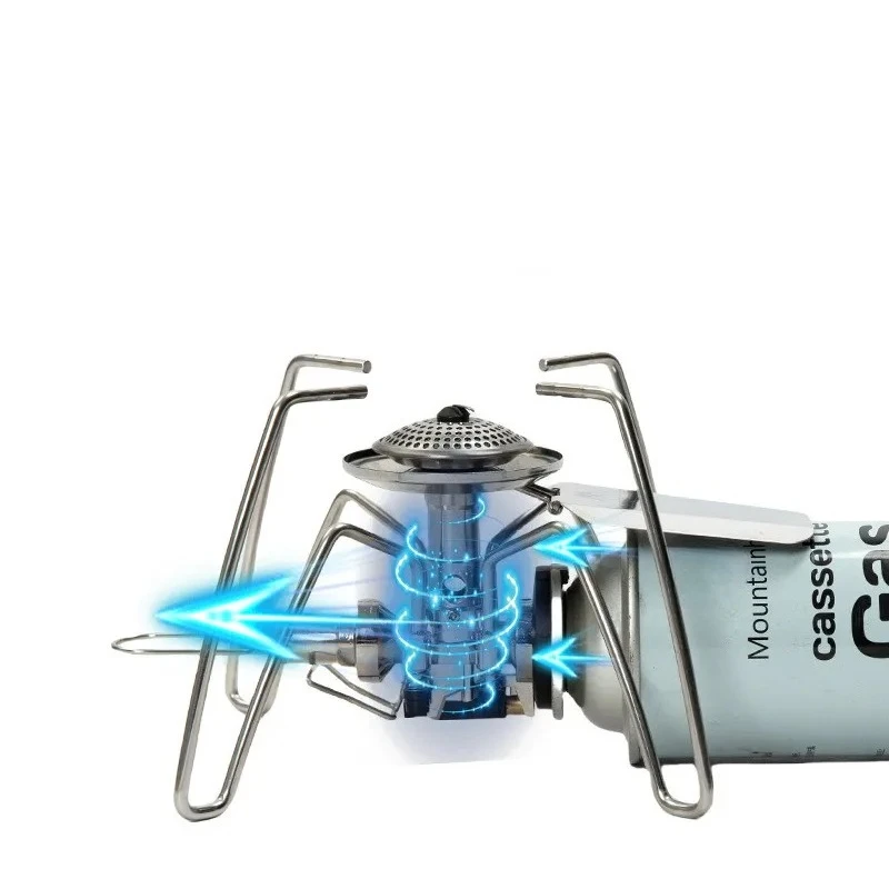 Mountainhiker Portable High Power Stainless Steel Stove Collapsible SOTO Replacement Spider Stove Outdoor Camping Spider Stove