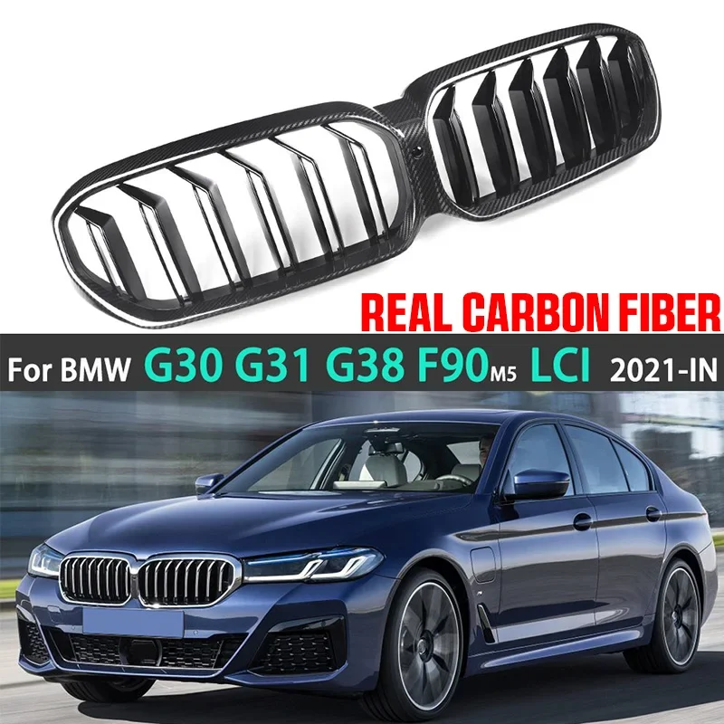 

Передний бампер из углеродного волокна для BMW 5 Series G30 G31 G38 F90 M5 LCI 2020-2023