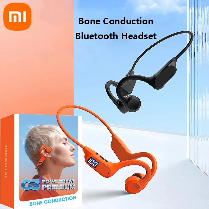 XIAOMI G3 Bone Conduction Earphones Bluetooth Wireless Sports IPX8 Waterproof MP3 Player Headphone With Mic Headset