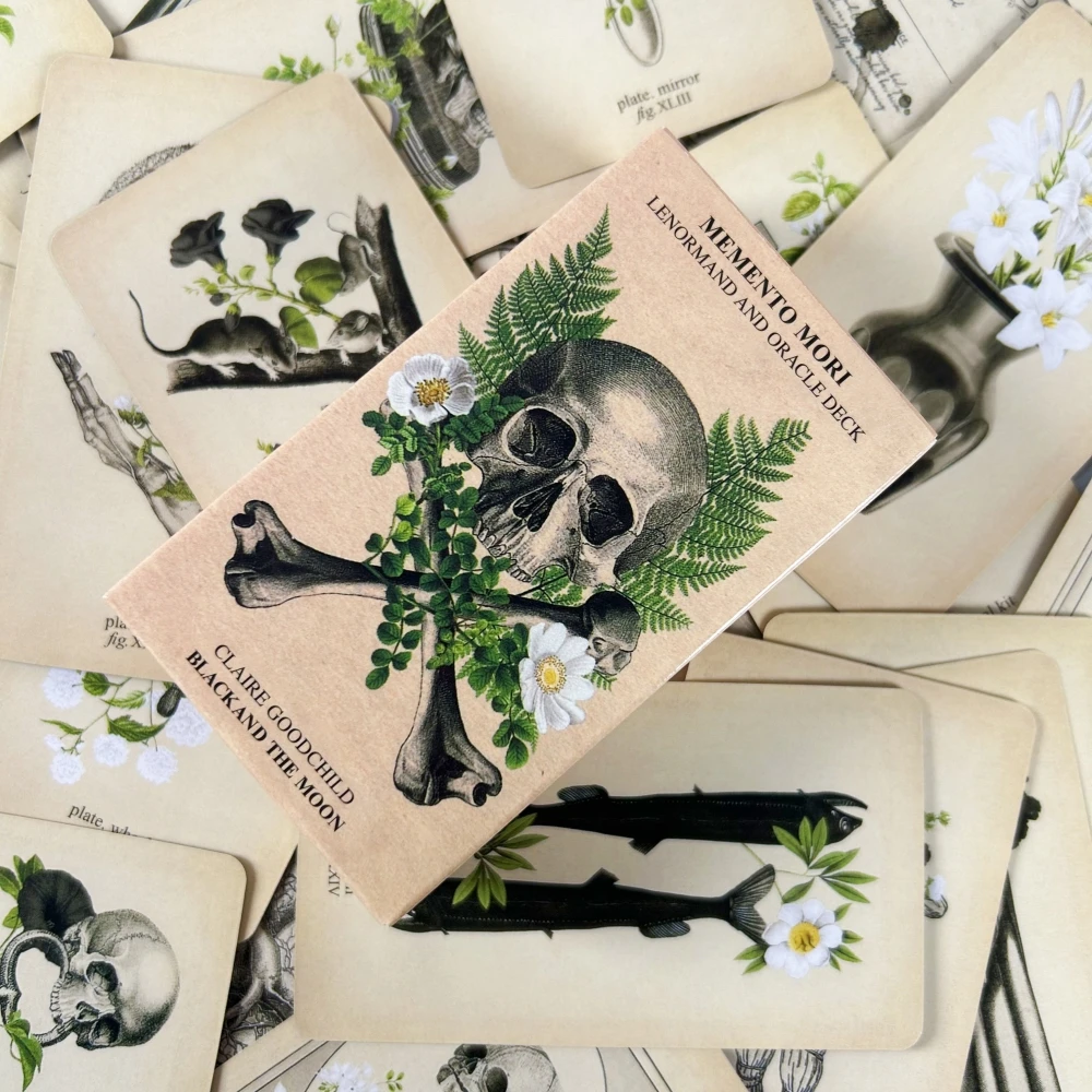 Cartes de jeu Memento Mori Lenormand et Oracle, cartes de divination du destin, cartes de jeu de tarot
