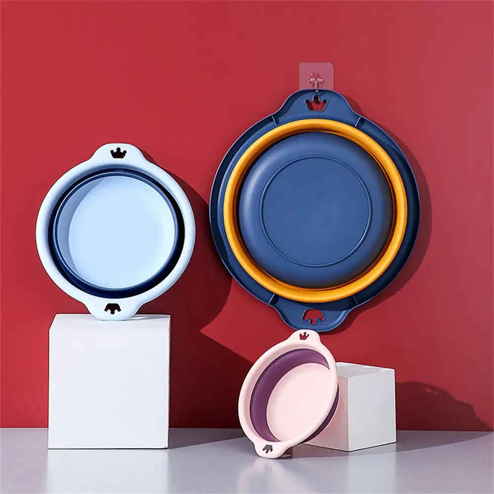 Portable Foldable Laundry Basin Plastic Travel Folding Wash Basin Safe Durable Bathroom Household Supplies