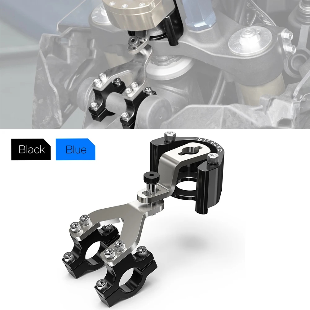 

NICECNC For Yamaha Tenere 700 T700 2019-2024 Motorcycle Steering Damper Bracket For Yamaha Tenere 700 World Raid 2020-2023