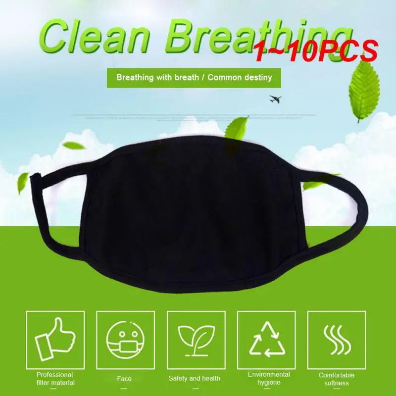 قناع وجه قطني أسود لركوب الدراجات ، مقاوم للرياح ، وللكسنس ، وناعم ، وجيد التهوية ، وسلامة ، وركوب الخيل في الهواء الطلق