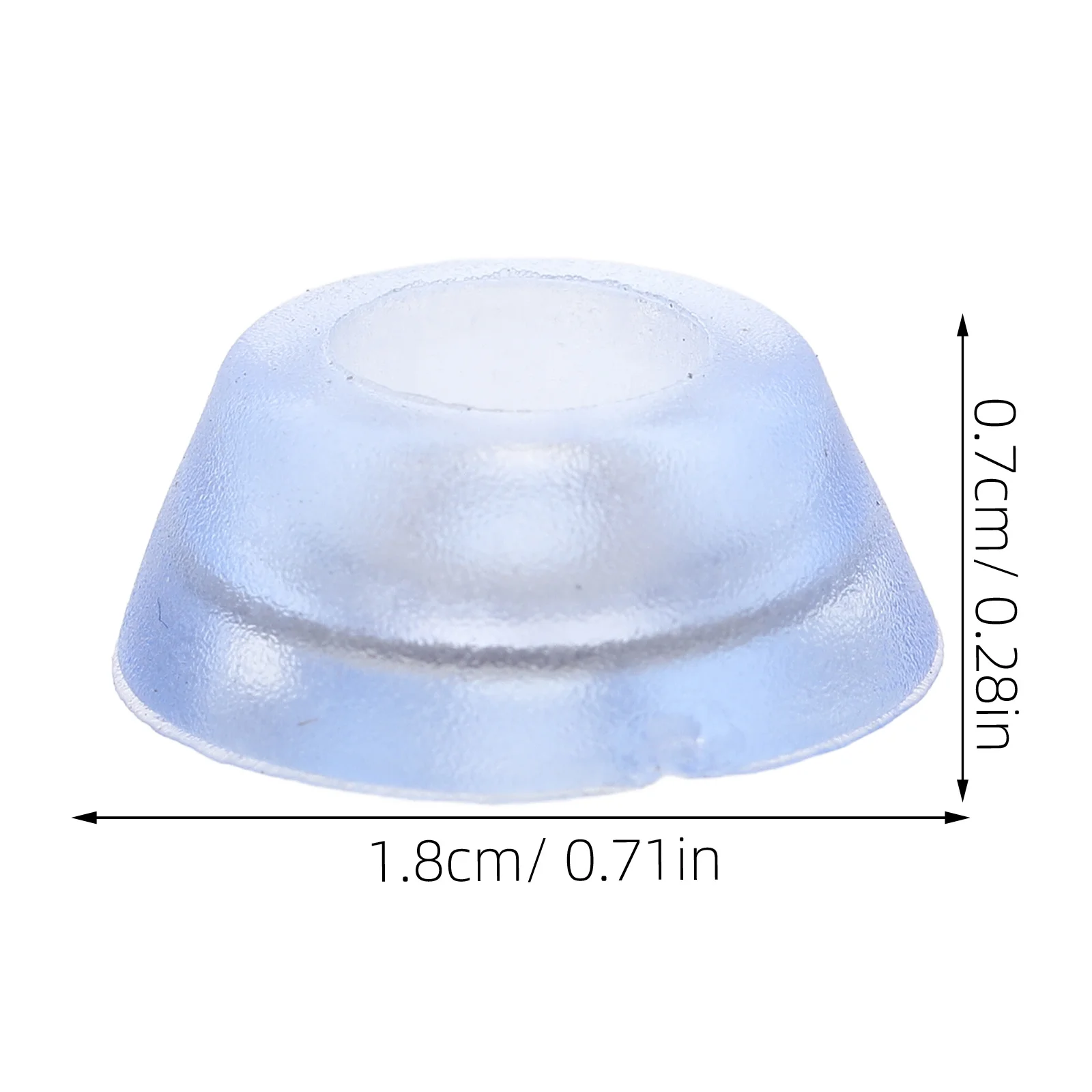 20 piezas pies de silicona de goma transparente, almohadillas antideslizantes, tabla de cortar, muebles, protección del suelo, pies de silicona para tabla de cortar