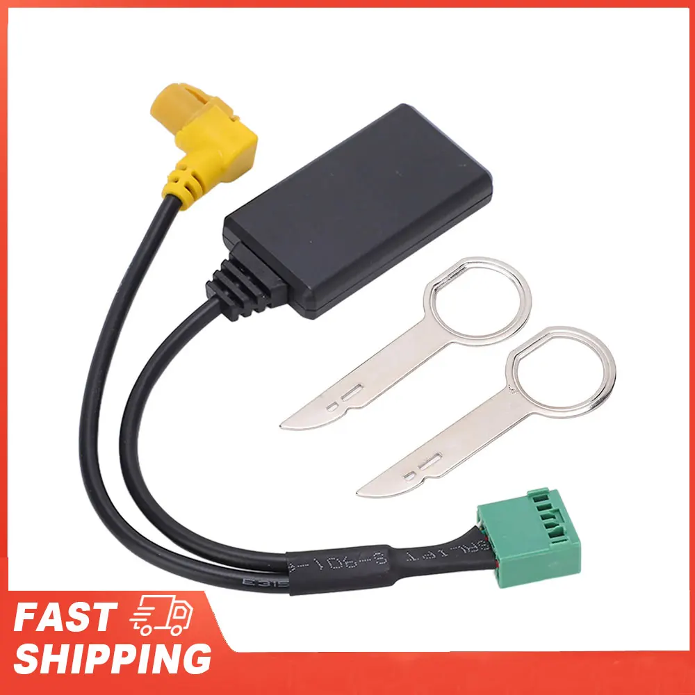 

MMI 3G AMI 12-контактный Bluetooth 5,0 AUX кабель-адаптер Замена беспроводного аудиовхода для Audi A4 A6 Q5 Q7 A5 S5