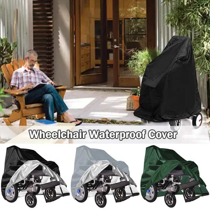 Waterproof Wheelchair Protection Cover Nylon Electric Wheelchair Dust Proof Covers Outdoor Elderly Mobility Scooter Chair Cover