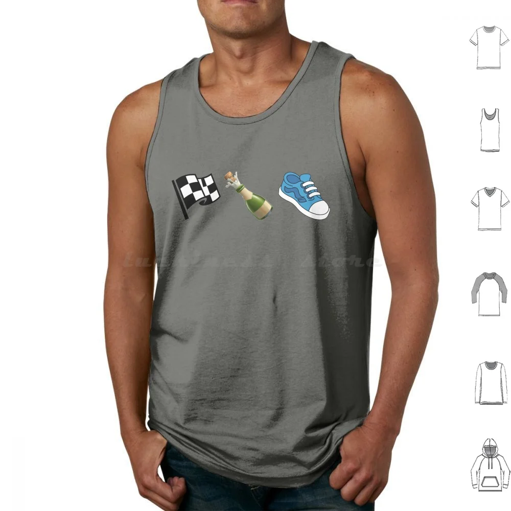 Ricciardo Win-Wine-Shoe! Tank Tops Print Cotton Ricciardo Dan Ricciardo Senna Vettel Alonso