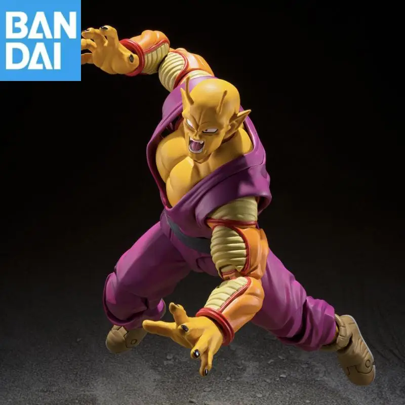 Genuino Bandai S.h.figuarts Dragon Ball naranja Piccoco Pvc figura de acción modelo Original coleccionista estatuilla juguetes adorno de escritorio