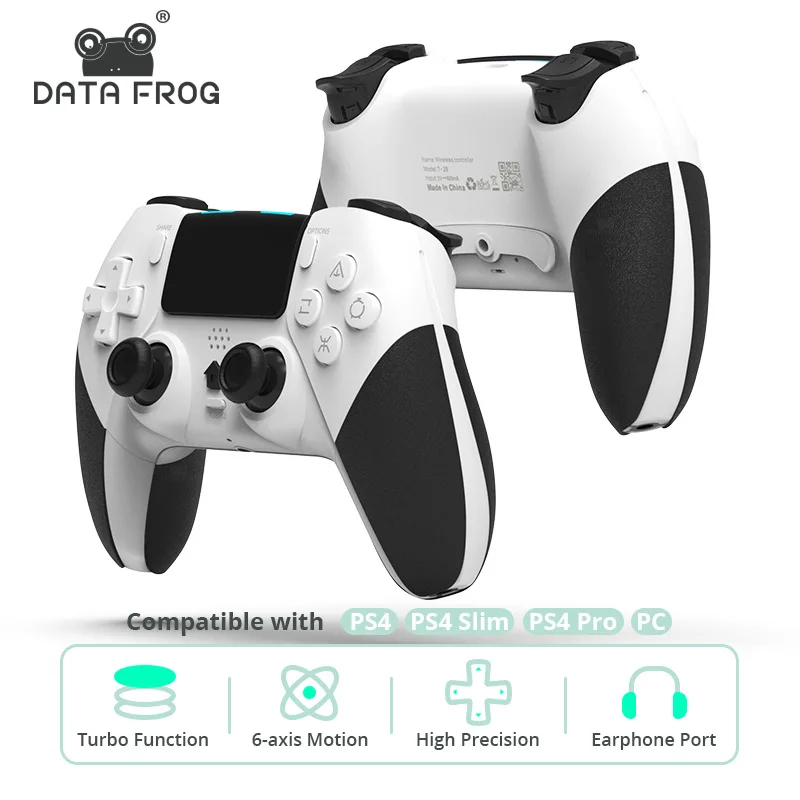 

Six axis vibration game controller suitable for PS4 Slim Pro host wireless Bluetooth game controller with body six axis