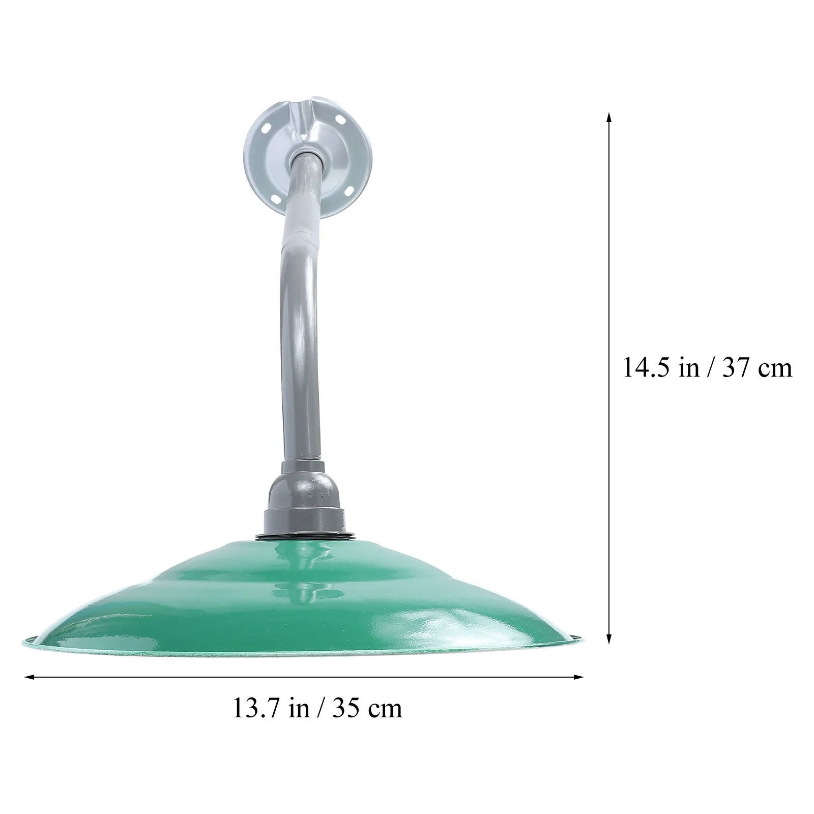 1Pcs Vintage Enamel Lamp Shade Retro Floral Design for Table Floor Bedside Pendant Wall Lamps Dust Protection Decorative