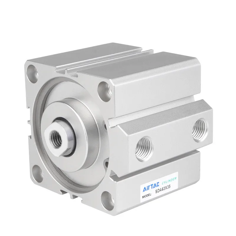 Sda SDA12/16/20/25/32/40/50/63/80/100x5/10/20/25/30/40/50 cylinder small pneumatic yadeke type SDAD thin cylinder