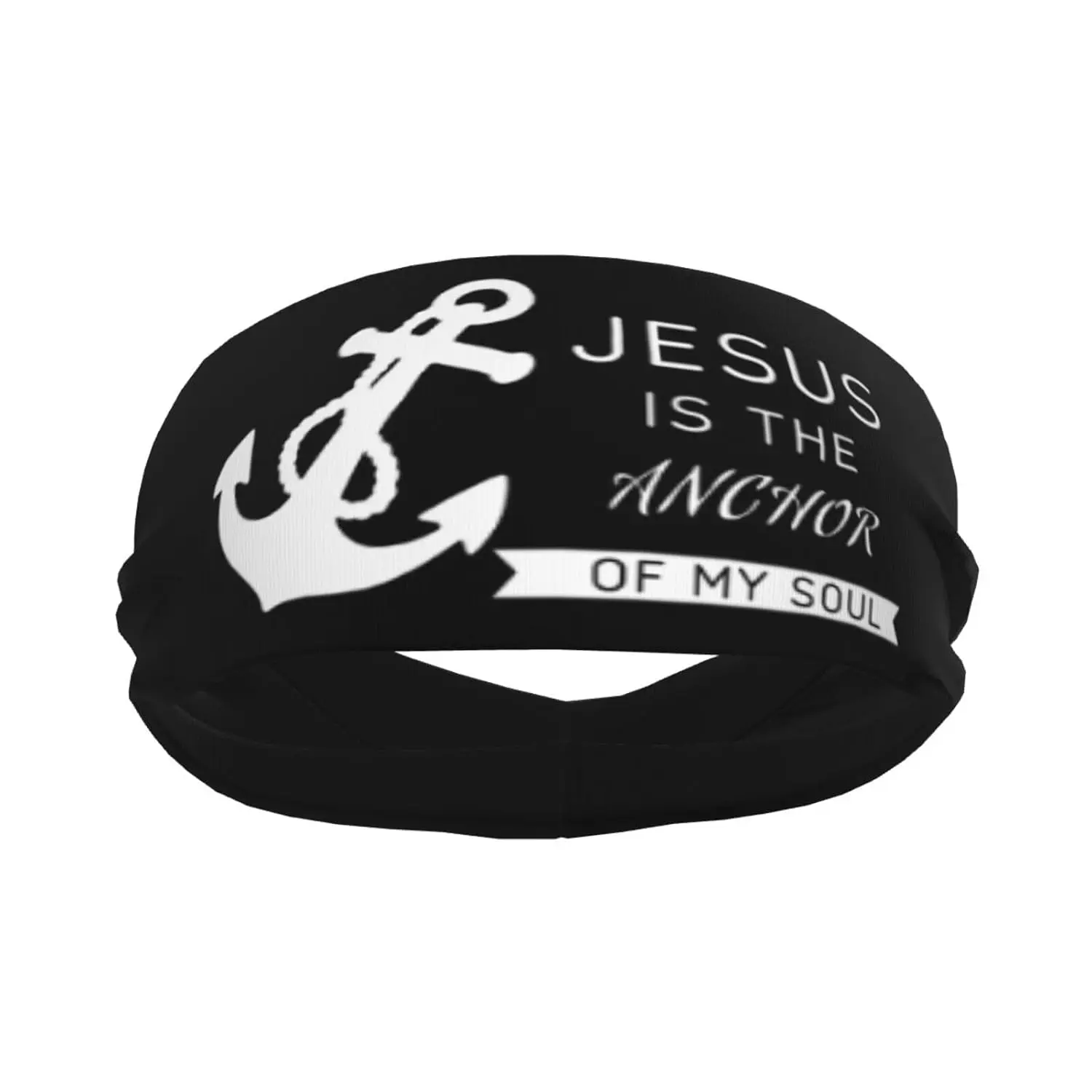

Спортивная повязка на голову Christian Jesus Is The Anchor Of My Soul, премиум-качество, для активного образа жизни