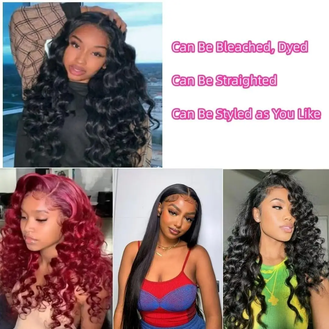 Mechones sueltos de ondas profundas de 12-32 pulgadas, oferta de 1/3/4 Uds., Color Natural, 100% extensiones de cabello humano, extensiones de cabello humano rizado Natural