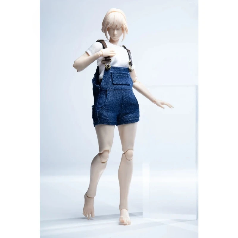 1/12 Damen Sport-Trägertop Yoga-Hose Cowboy-Kleidung Modell Passend für 6 Zoll Nt-04 Romankey Actionfigur Körper – Detail 2