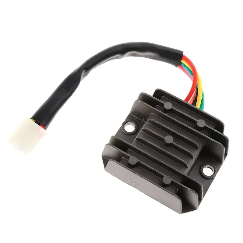 Motorcycle 12V 4 Wire 4 Pins Voltage Regulator Rectifier Fit for 150-250CC Motorcycle Gy6 50 150cc Scooter Moped ATV Boat Motor