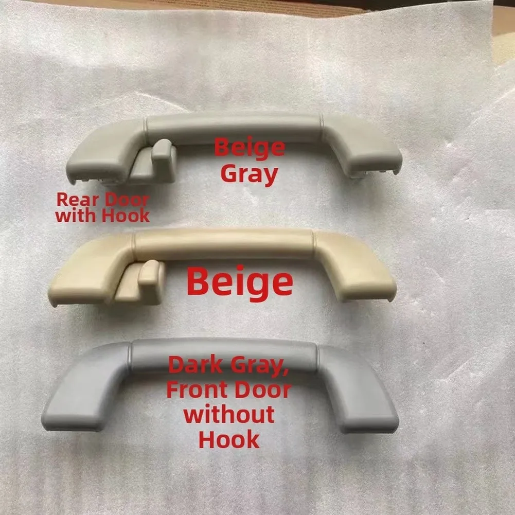 Car Interior Handle Roof Grab Handle ABS Plastic Material Soft Textured Grip Hidden Foldable Design Automatic Return Spring