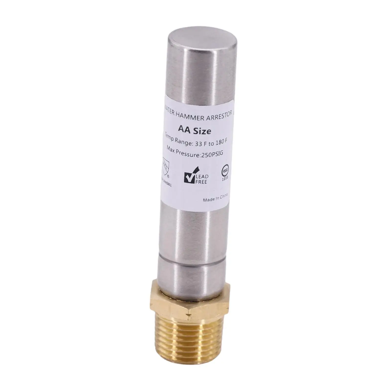 

Water Hammer Arrestor Washing Machine Stainless Steel Washer 1/2" NPT Thread