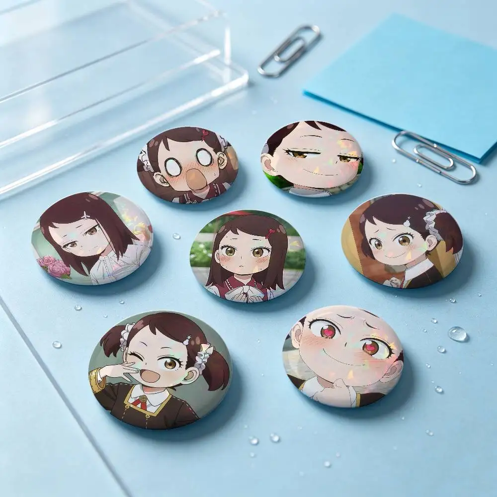 Becky Blackbell Anime Figure Badges Button Round Creative Pin Brooch Badge Bag Decor Accessories Fans Collect Friends Gifts
