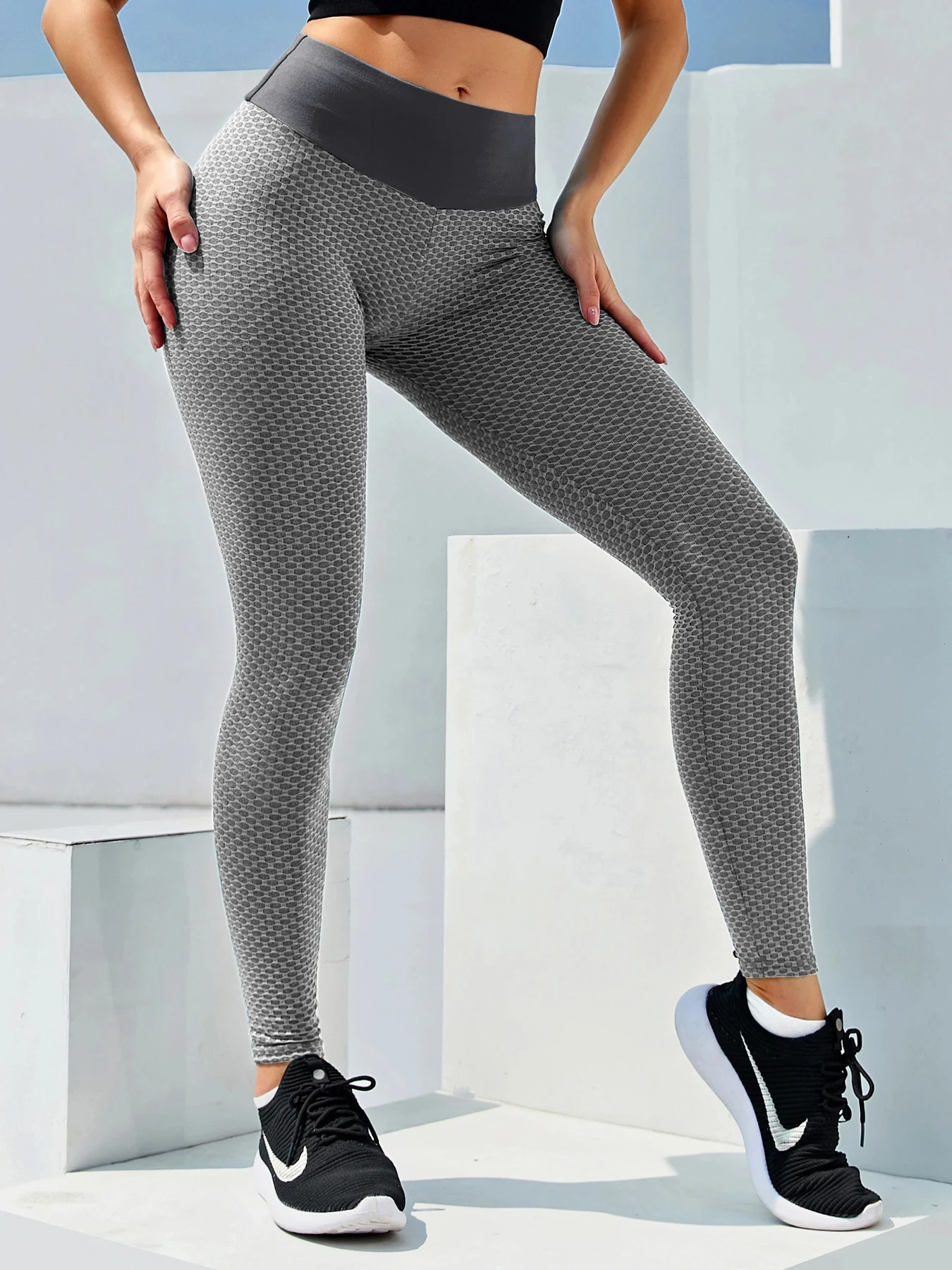 Booty Lifting Fitness Gym Leggings Women Fashion Running Outdoors Compression Pants Skinny Stretch