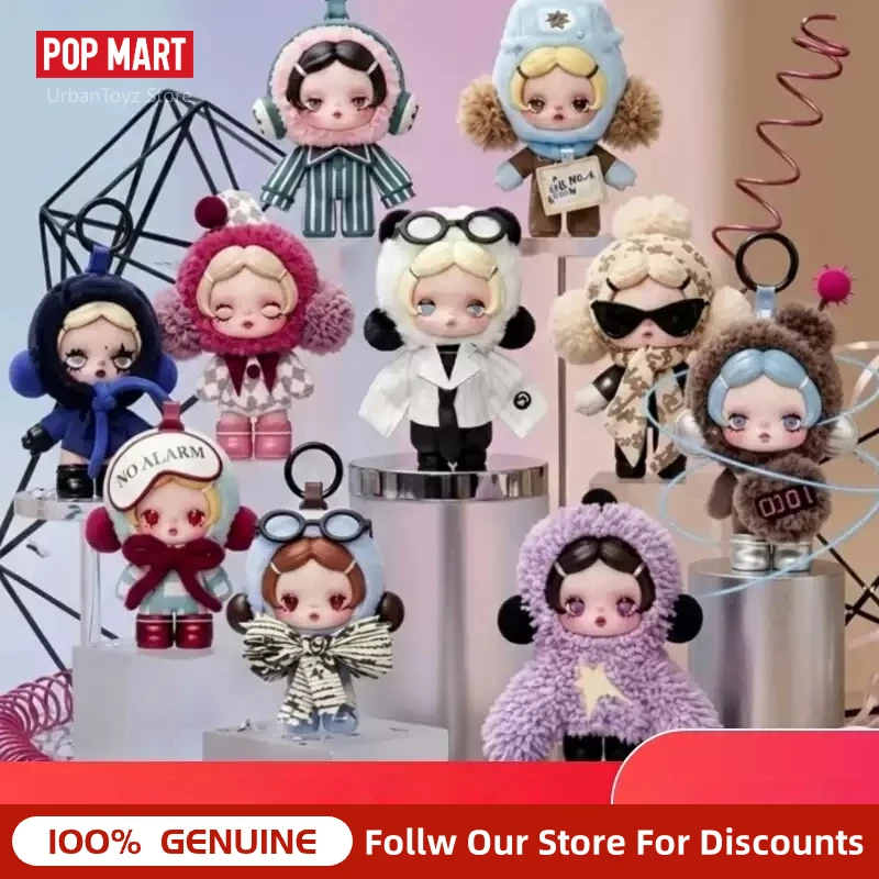 Authentic POP MART Skullpanda Off Mode Vinyl Plush Pendant Blind Box Fashion Bag Decor Collectible Gift For Adult Trend Fans