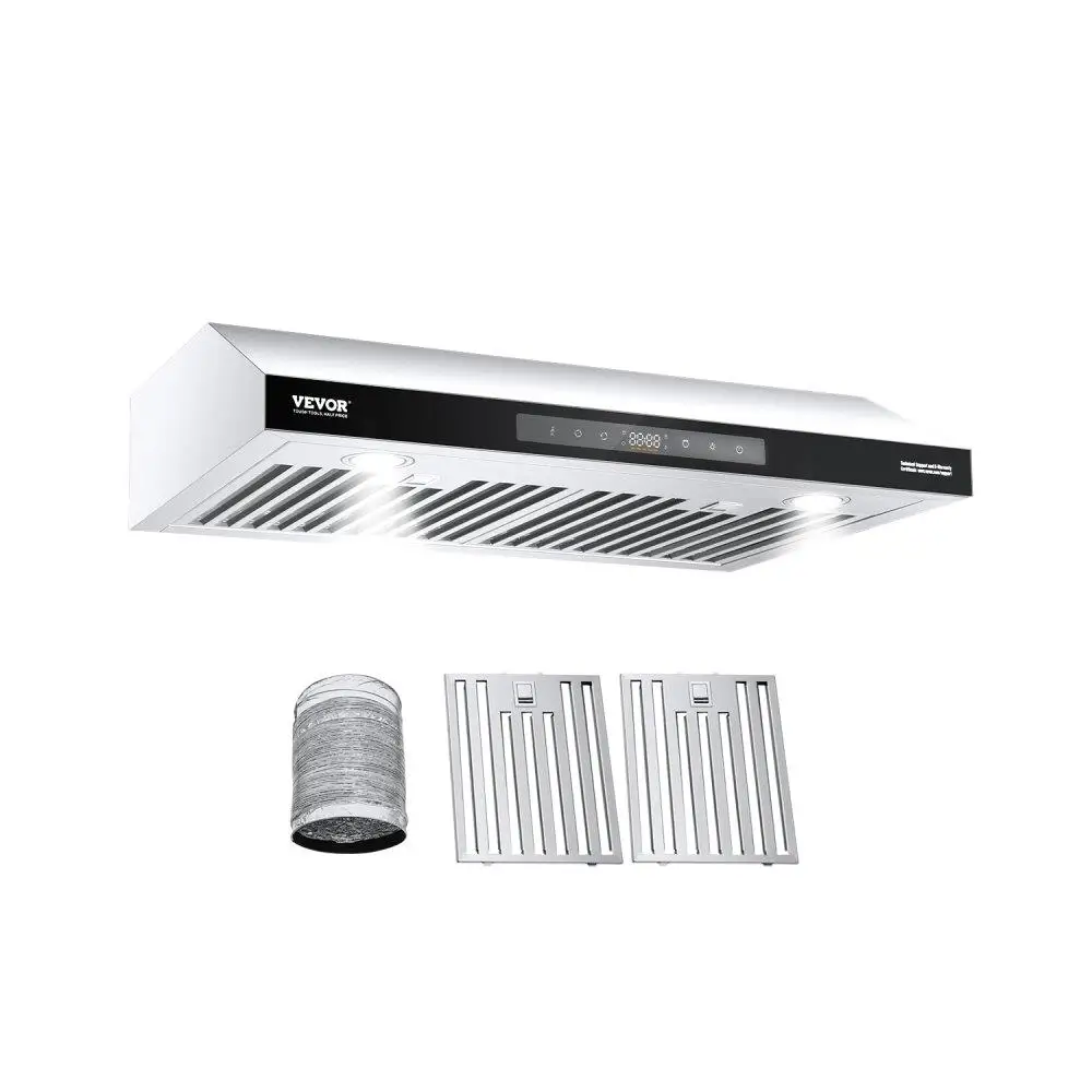 

30 Inch Under Cabinet Range Hood Vent 900CFM Touch and Gesture Control