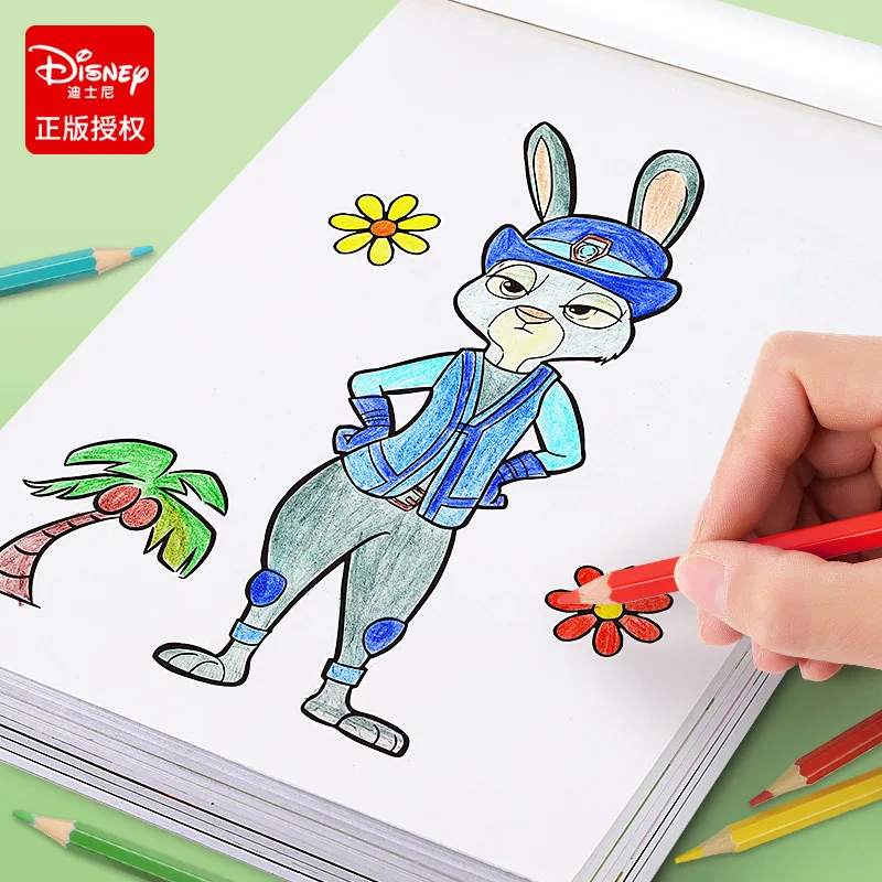 Stitch Cartoon Libro da colorare Marvel Disney Lilo & Stitch Pittura per bambini Scuola materna Graffiti Copia Schizzo Libro Regalo per bambini