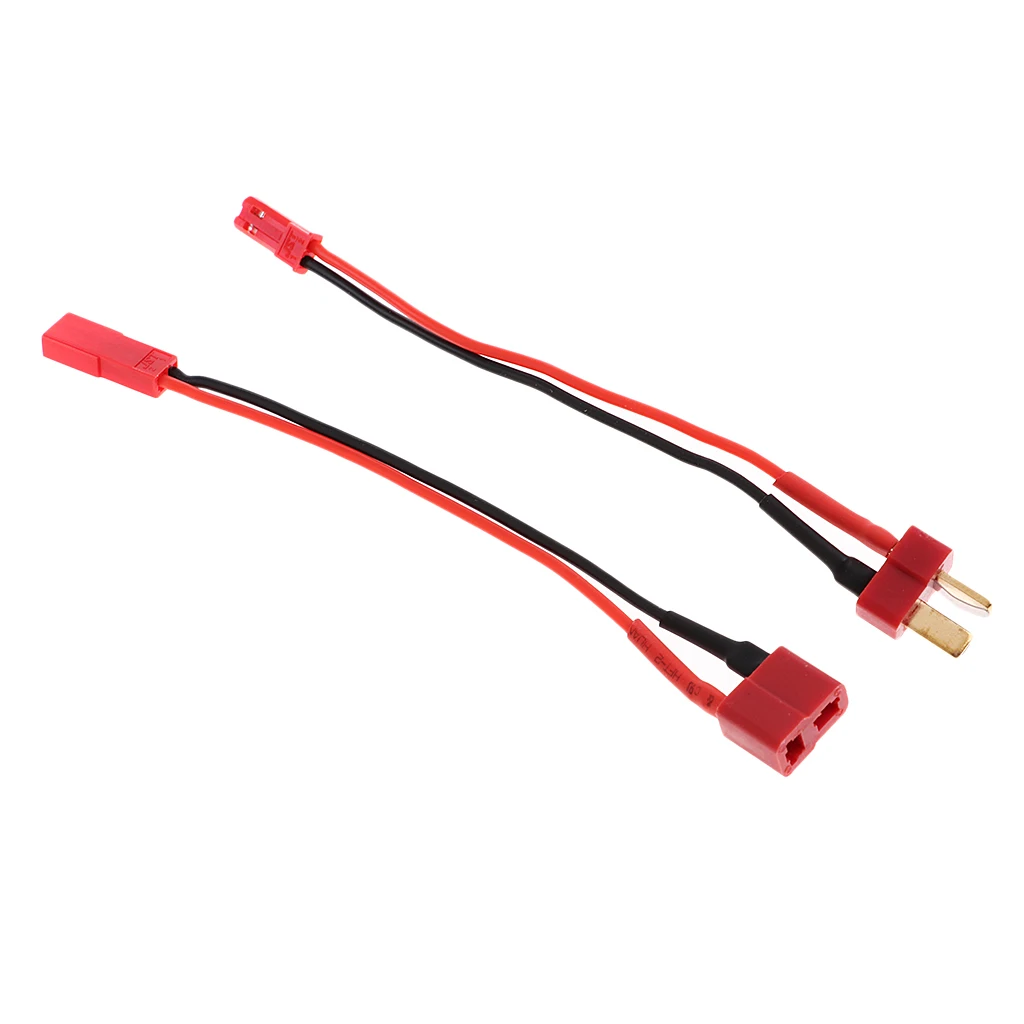 Deans T Plug To JST RC Power Battery Connection Cable Soft Silicone Wire