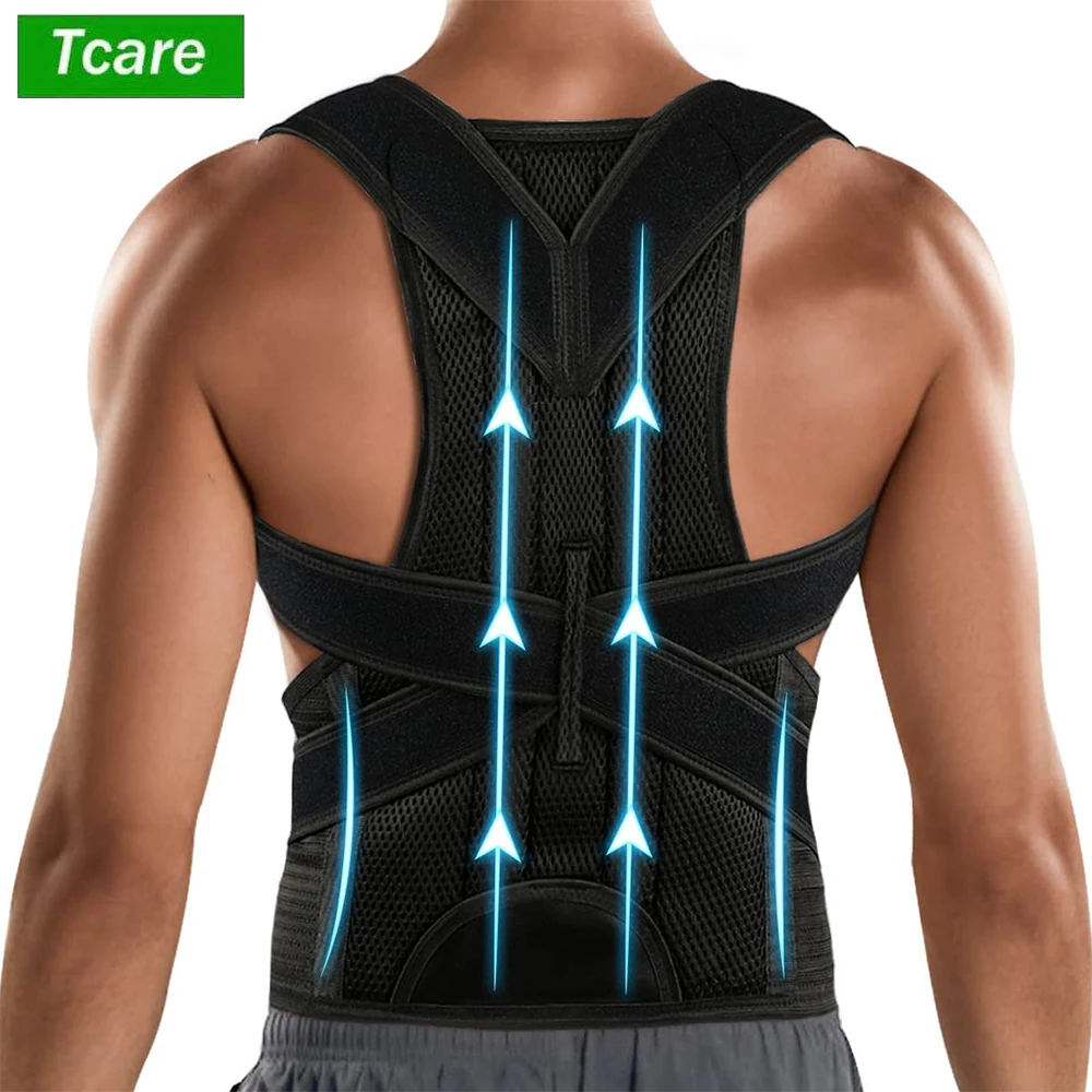 Posture Corrector for Men Women - Back Brace for Lumbar Support and Upright -Breathable Back Straightener Back Posture Corrector