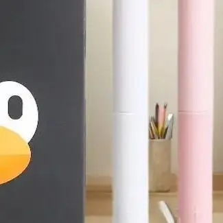 

Adorable Baby Chick Novelty Stress Reliever Black Pen for Students