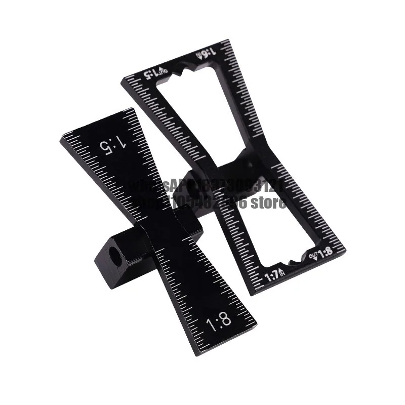Woodworking dovetail gauge, dovetail tenon formwork scribing gauge Hand opening tool Auxiliary tool Scribing gauge Drawer