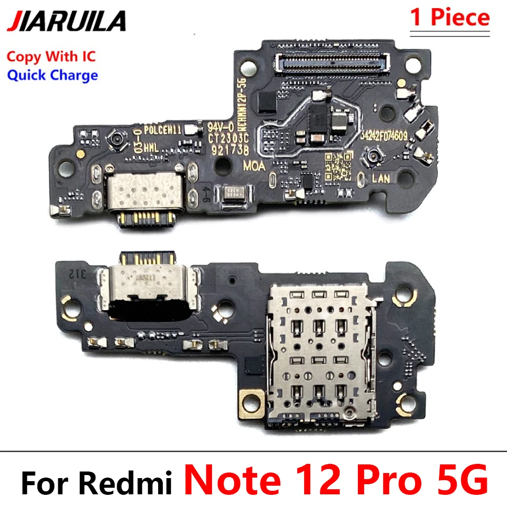 New USB Charging Port Dock Charger Connector Board Flex Cable For Xiaomi Redmi Note 10 10s 11 12 13 Pro Plus 4G 5G